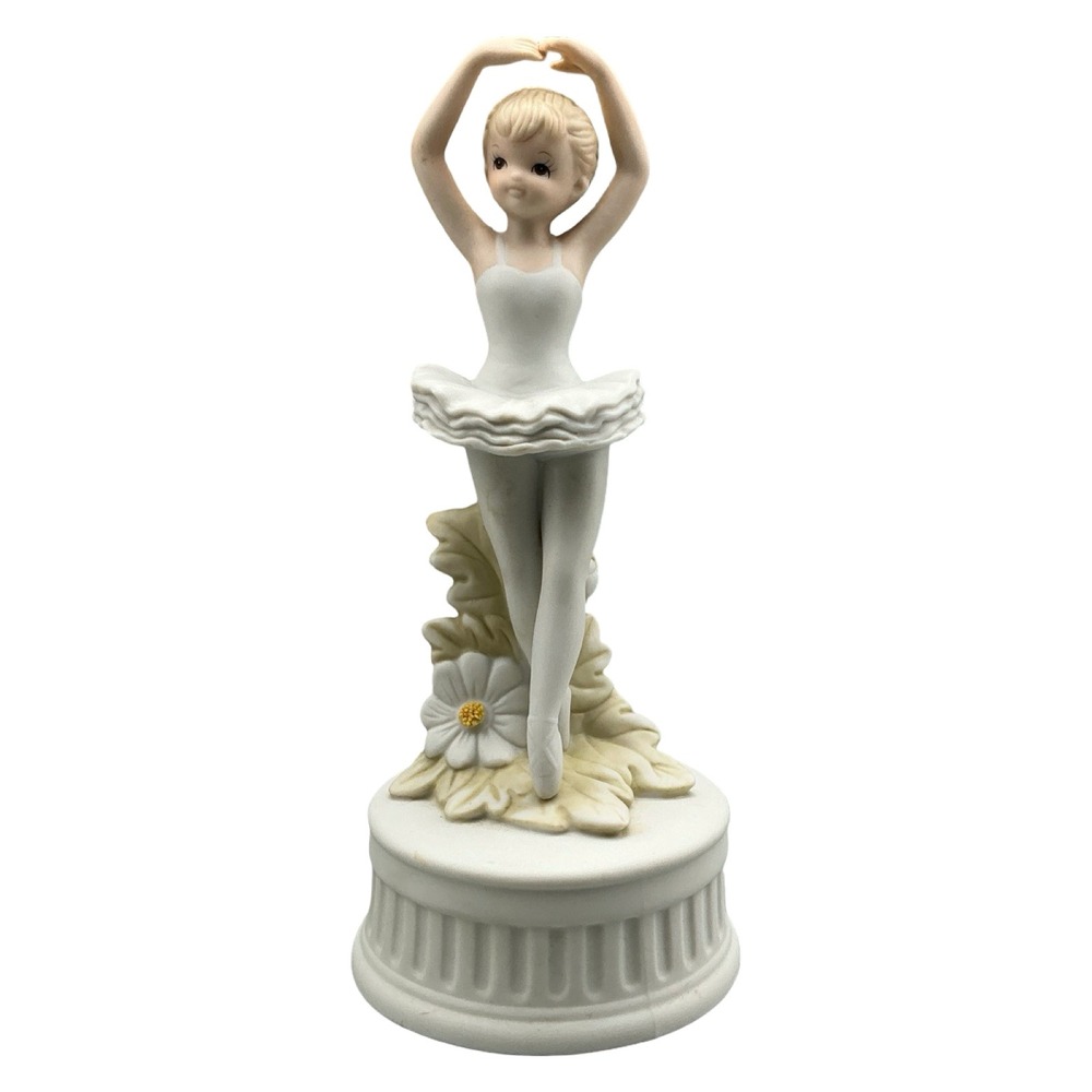 Lefton The Christopher Collection Ballerina Music Box Swan Lake 1982 TWL-04450